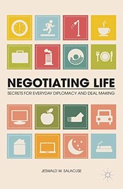 Cover of Negotiating Life by Jeswald W. Salacuse