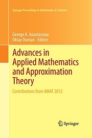 Front cover of Advances in Applied Mathematics and Approximation Theory by George A. Anastassiou