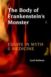 Front cover of The Body of Frankenstein's Monster by Cecil Helman