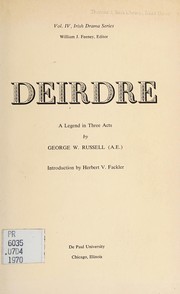 Cover of Deirdre by George William Russell