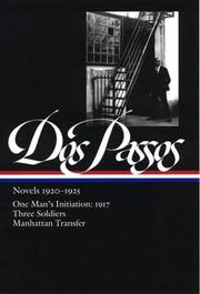 Cover of Novels, 1920-1925 by John Dos Passos