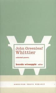 Cover of Selected poems by John Greenleaf Whittier