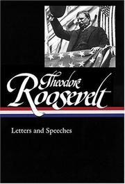 Cover of Letters and speeches by Theodore Roosevelt