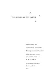 Front cover of The heavens on earth by David Aubin