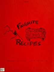 Front cover of Favorite recipes by Rumple Memorial Presbyterian Church (Blowing Rock, N.C.)