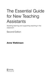 Front cover of The essential guide for new teaching assistants by Anne Watkinson