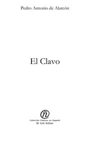 Cover of El clavo by Pedro Antonio de Alarcón