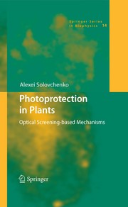 Front cover of Photoprotection in Plants by Alexei Solovchenko
