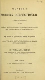Front cover of Gunter's Modern confectioner by William Jeanes