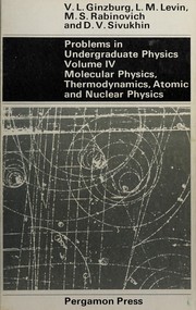 Cover of Problems in undergraduate physics by V. L. Ginzburg