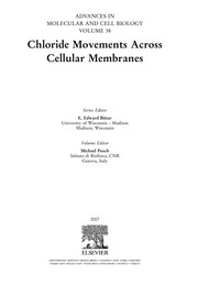 Cover of Chloride movements across cellular membranes by E. Edward Bittar