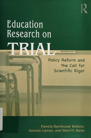 Front cover of Education Research On Trial by Pamela Walters