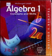 Cover of Algebra 1 by Ron Larson
