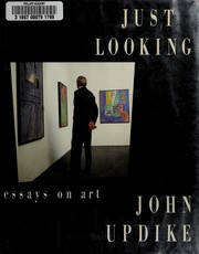 Cover of Just looking by John Updike