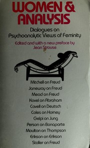 Front cover of Women & analysis by Jean Strouse
