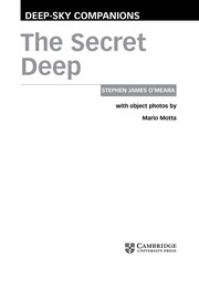 Front cover of Deep-sky companions by Stephen James O'Meara