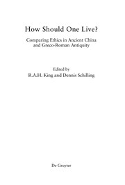 Cover of How should one live? by R. A. H. King
