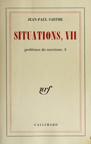 Front cover of Situations, I-VII by Jean-Paul Sartre