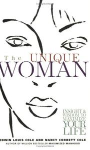 Front cover of The Unique Woman by Edwin Louis Cole