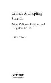 Front cover of Latinas attempting suicide by Luis H. Zayas