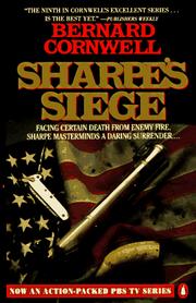Cover of Sharpe's siege by Bernard Cornwell
