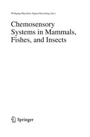 Front cover of Chemosensory systems in mammals, fishes, and insects by Wolfgang Meyerhof