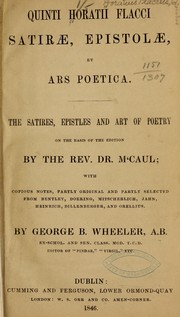 Front cover of Satiræ, Epistolæ, et Ars poetica by Horace