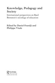 Cover of Knowledge, pedagogy and society by Daniel Frandji
