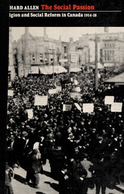 Front cover of The social passion by Allen, Richard
