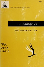 Front cover of The mother-in-law (Hecyra) by Publius Terentius Afer