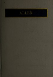 Cover of James Lane Allen by William K. Bottorff