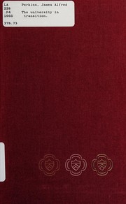 Front cover of The university in transition by James Alfred Perkins