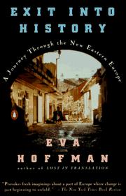 Cover of Exit into History by Eva Hoffman