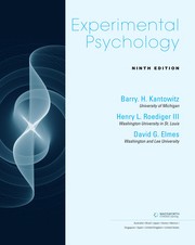 Front cover of Experimental psychology by Barry H. Kantowitz