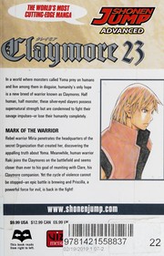 Front cover of Claymore, Volume 12 by Norihiro Yagi