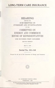 Front cover of Long-term care insurance by United States. Congress. House. Committee on Energy and Commerce. Subcommittee on Oversight and Investigations.