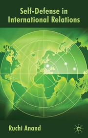 Front cover of Self-defense in international relations by Ruchi Anand