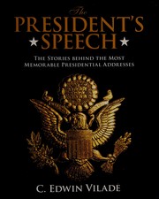Cover of The president's speech by C. Edwin Vilade