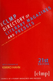 Cover of The literary press and magazine directory by Council of Literary Magazines and Presses (U.S.)