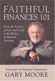 Cover of Faithful Finances 101 by Gary D. Moore
