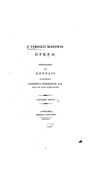 Front cover of P. Virgilii Maronis Opera by Publius Vergilius Maro
