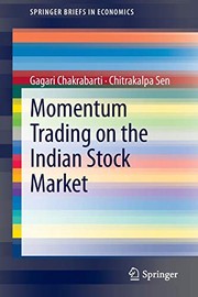 Front cover of Momentum Trading on the Indian Stock Market by Gagari Chakrabarti