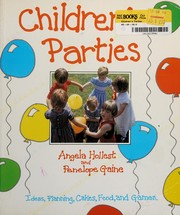 Front cover of Children's parties by Angela Hollest