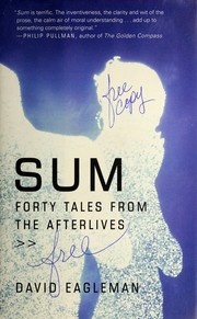 Cover of Sum by David Eagleman