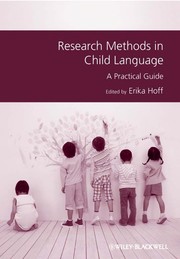 Cover of Research methods in child language by Erika Hoff