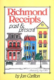 Cover of Richmond receipts by Jan Carlton