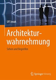 Cover of Architekturwahrnehmung by Ulf Jonak