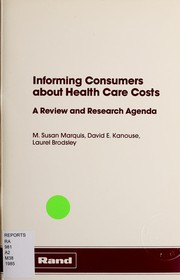 Cover of Informing consumers about health care costs by M. Susan Marquis