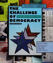 Cover of The challenge of democracy by Kenneth Janda