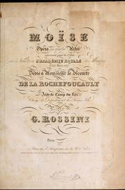 Cover of Moi se by Gioacchino Rossini